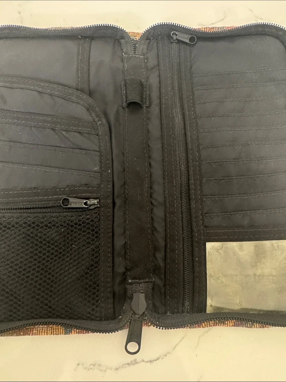 Vintage L.L. Bean Brown Paisley Travel Organizer